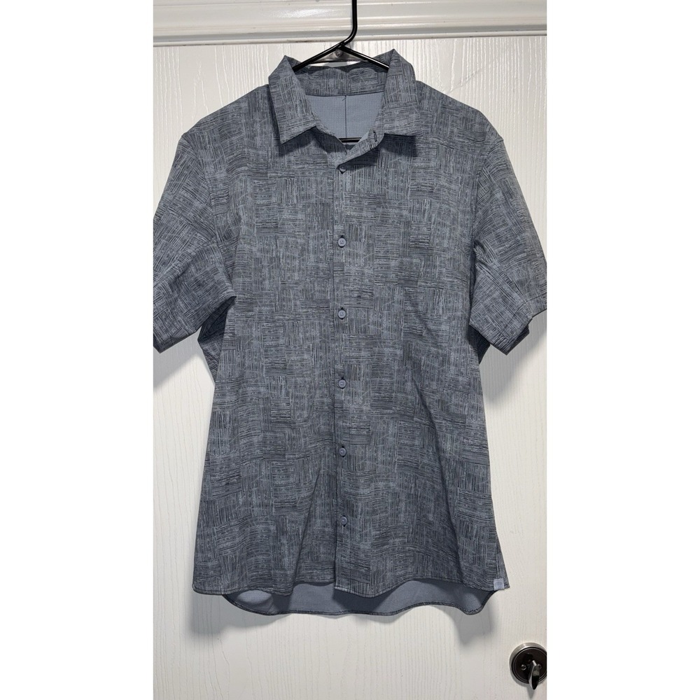 Lululemon Airing Easy Shirt Mens Medium Button Up Short Sleeve